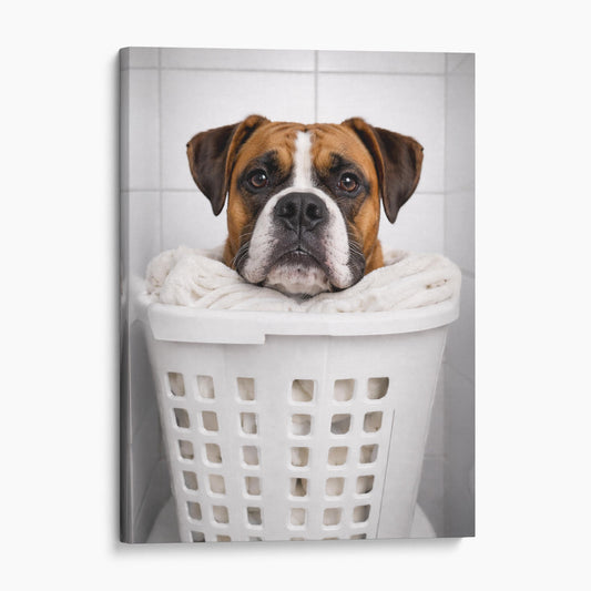 Boxer Dog Laundry