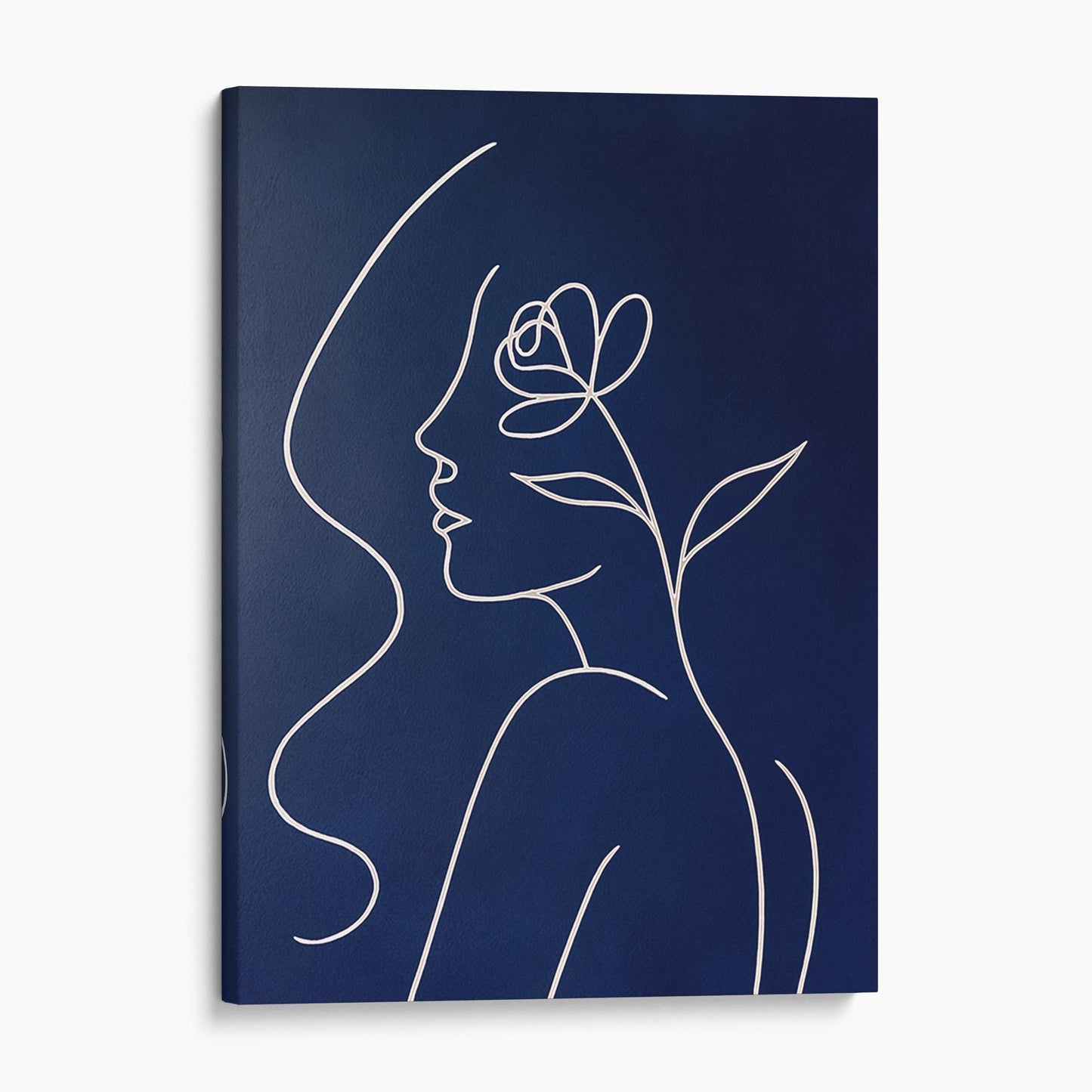 Face of a Woman - Picasso Style Line Art