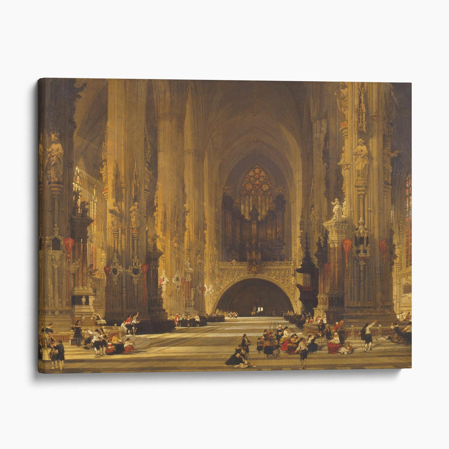 Interior of the Cathedral of St Stephen, Vienna - David Roberts