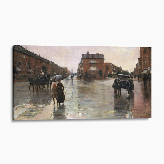 Rainy Day, Boston (1885) - Childe Hassam