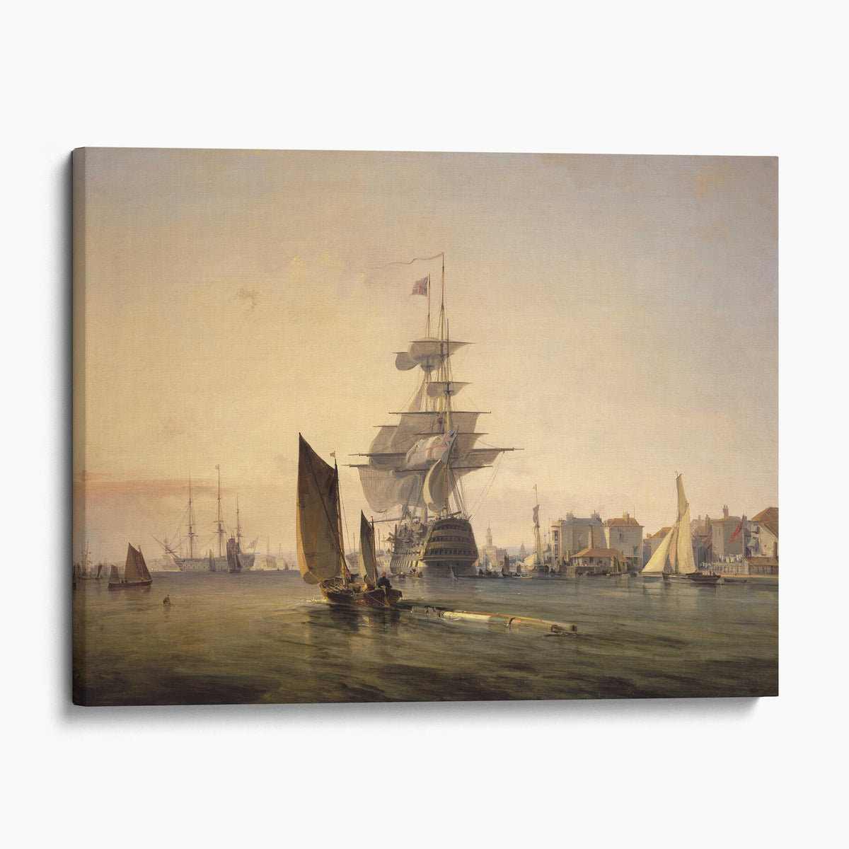Britannia Entering Portsmouth, 1835 - George Chambers