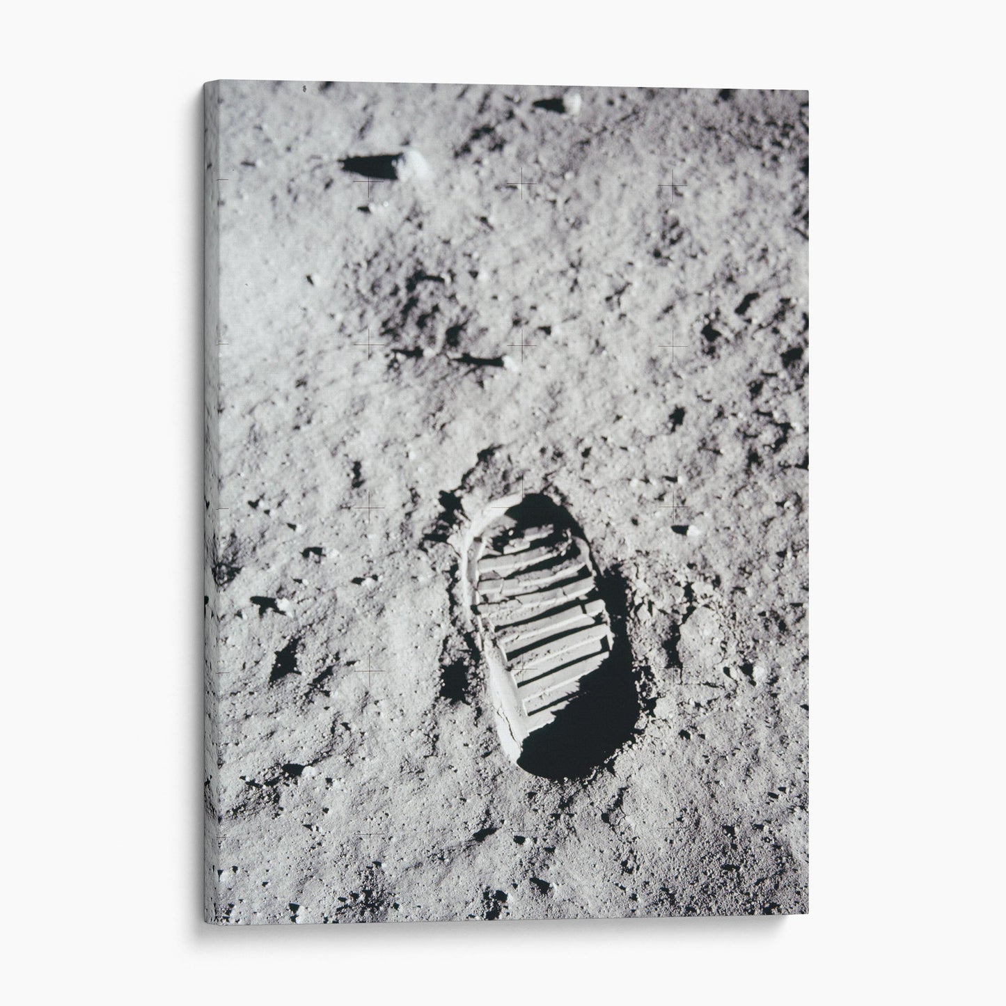 Buzz Aldrin Boot Print On The Moon