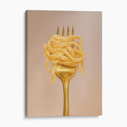 Pasta Noodles Twirled On A Fork