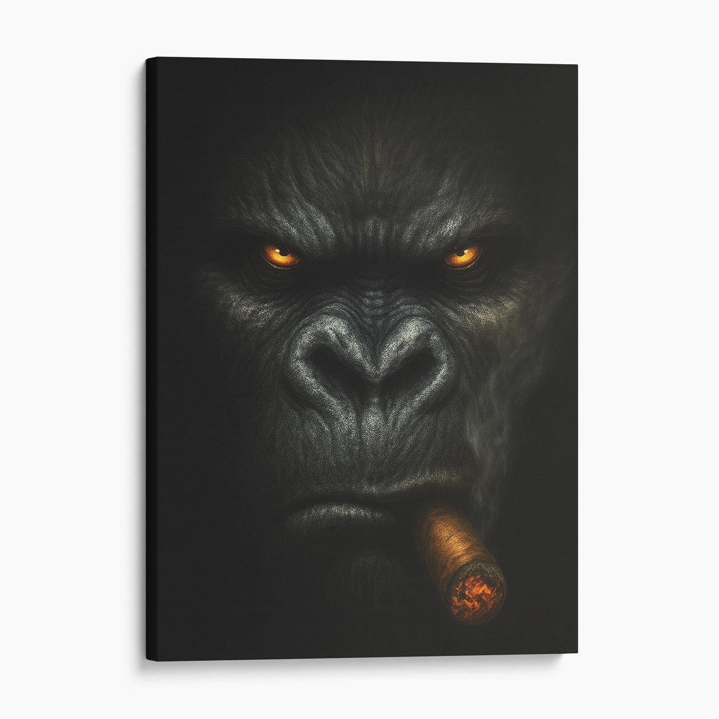 Gorilla Smoking Cigar