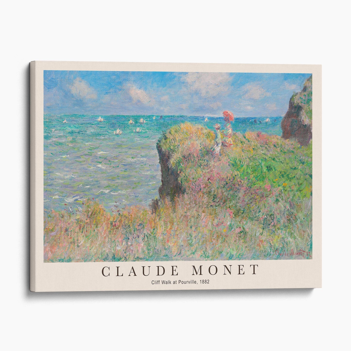 Claude Monet - Cliff Walk at Pourville