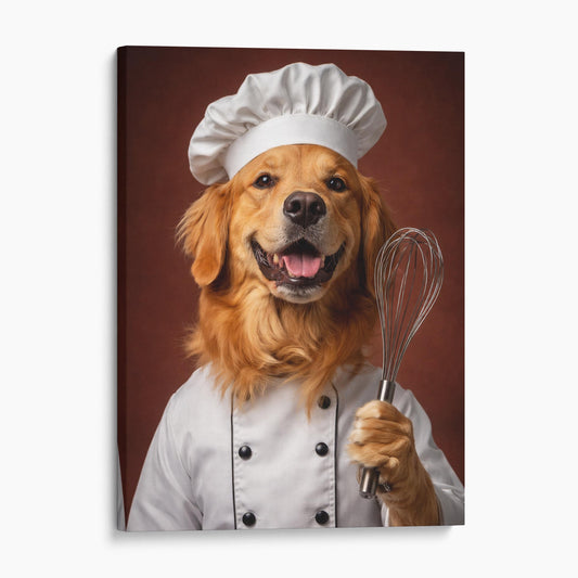 Golden Retriever Kitchen Chef Dog