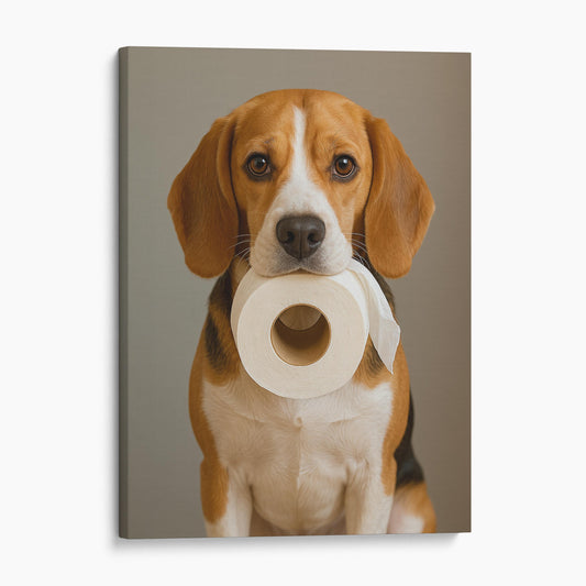 Beagle Dog Toilet Paper