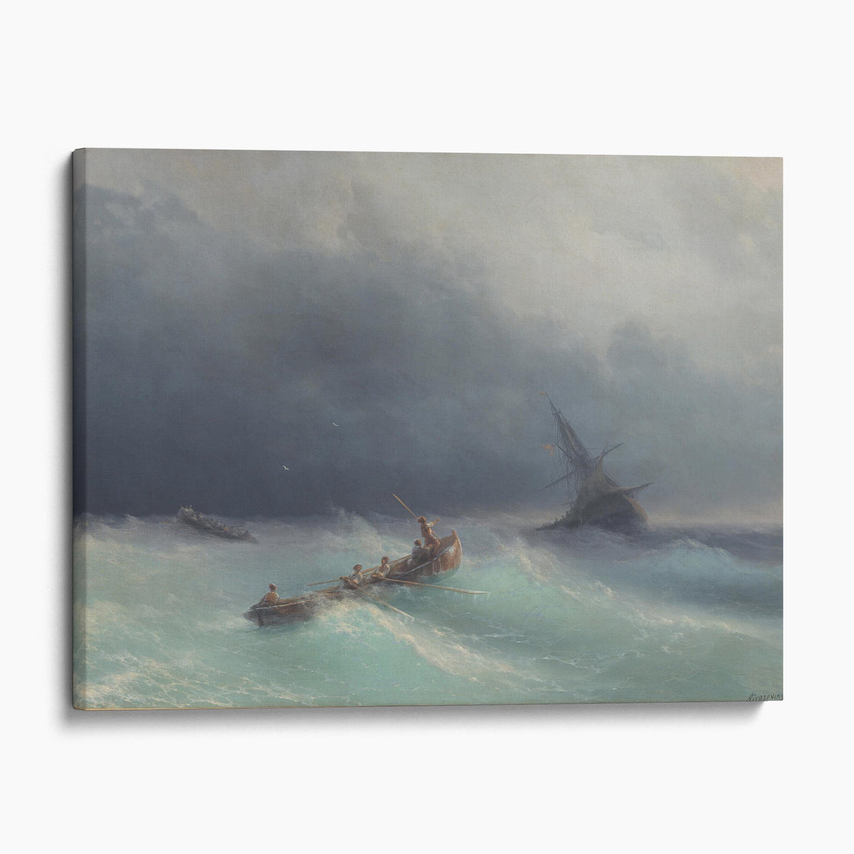 Storm at Sea 1873  - Ivan Aivazovsky