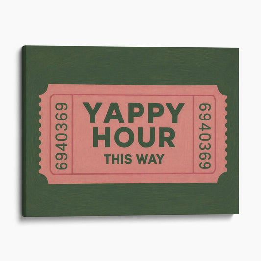 Yappy Hour Wall Sign