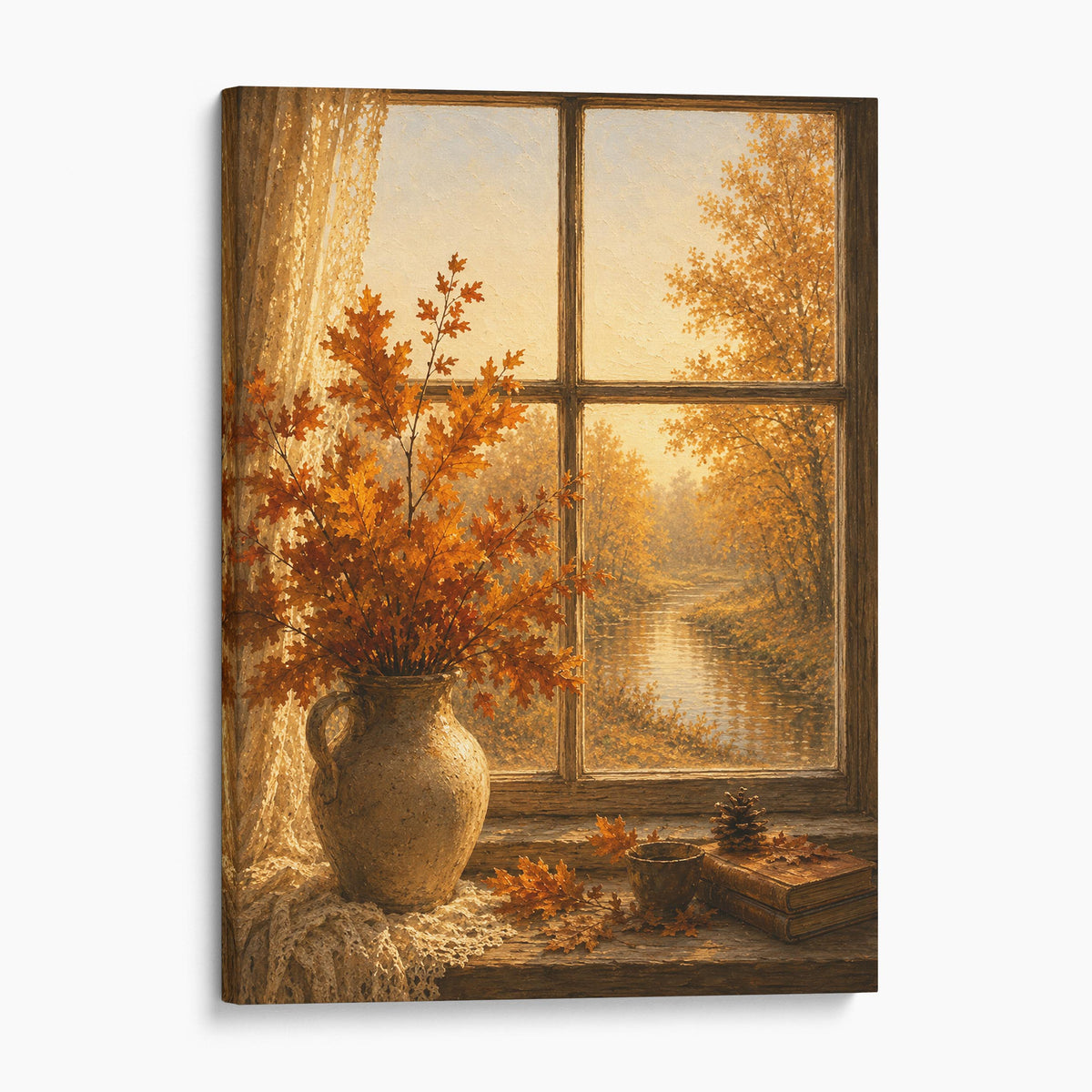 Autumn Window Landscape