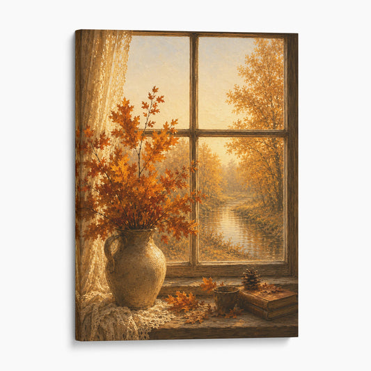 Autumn Window Landscape