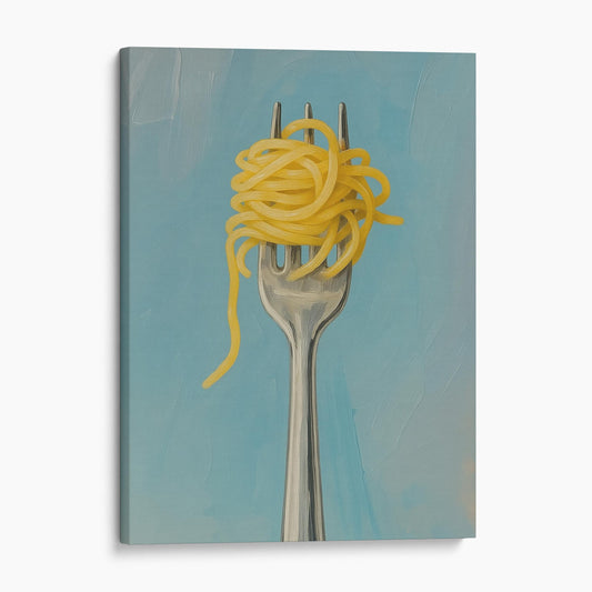Spaghetti Pasta Twirled On A Fork