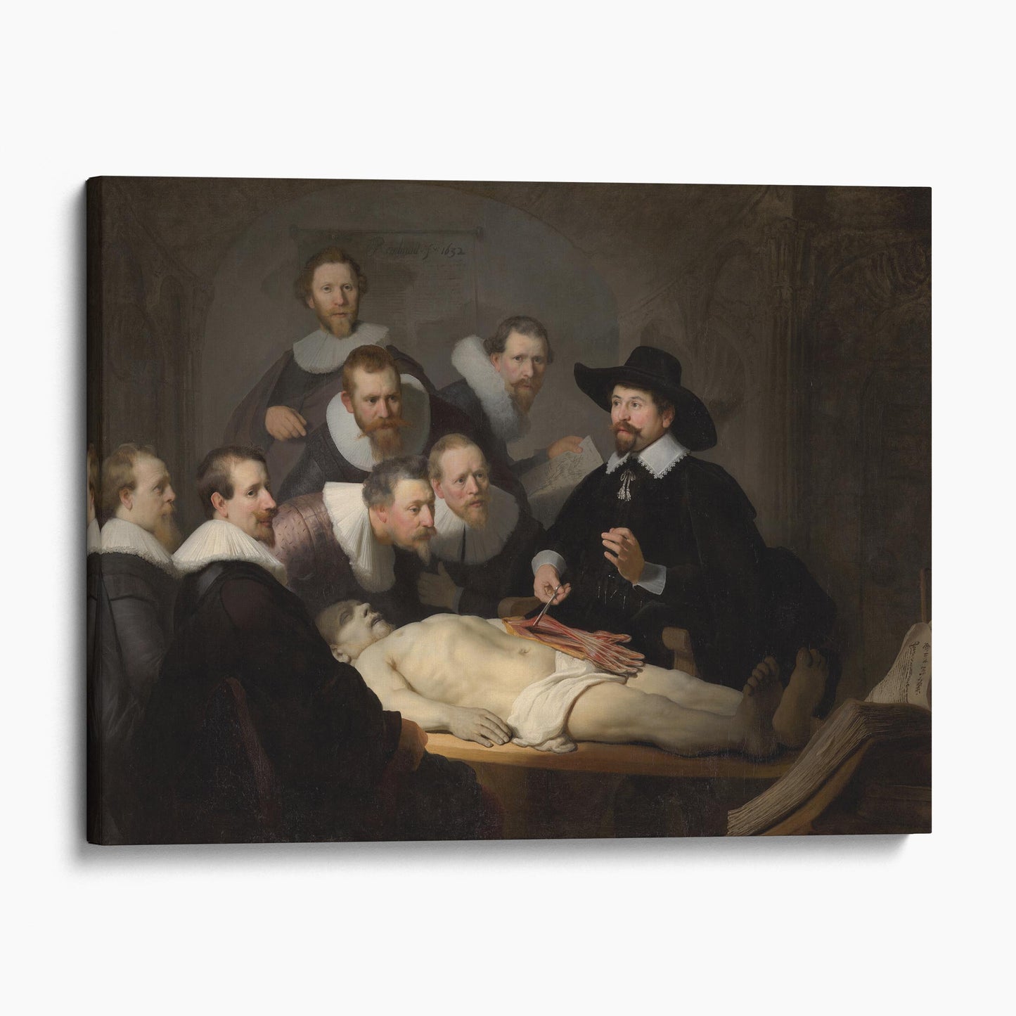 The Anatomy Lecture of Dr. Nicolaes Tulp by Rembrandt