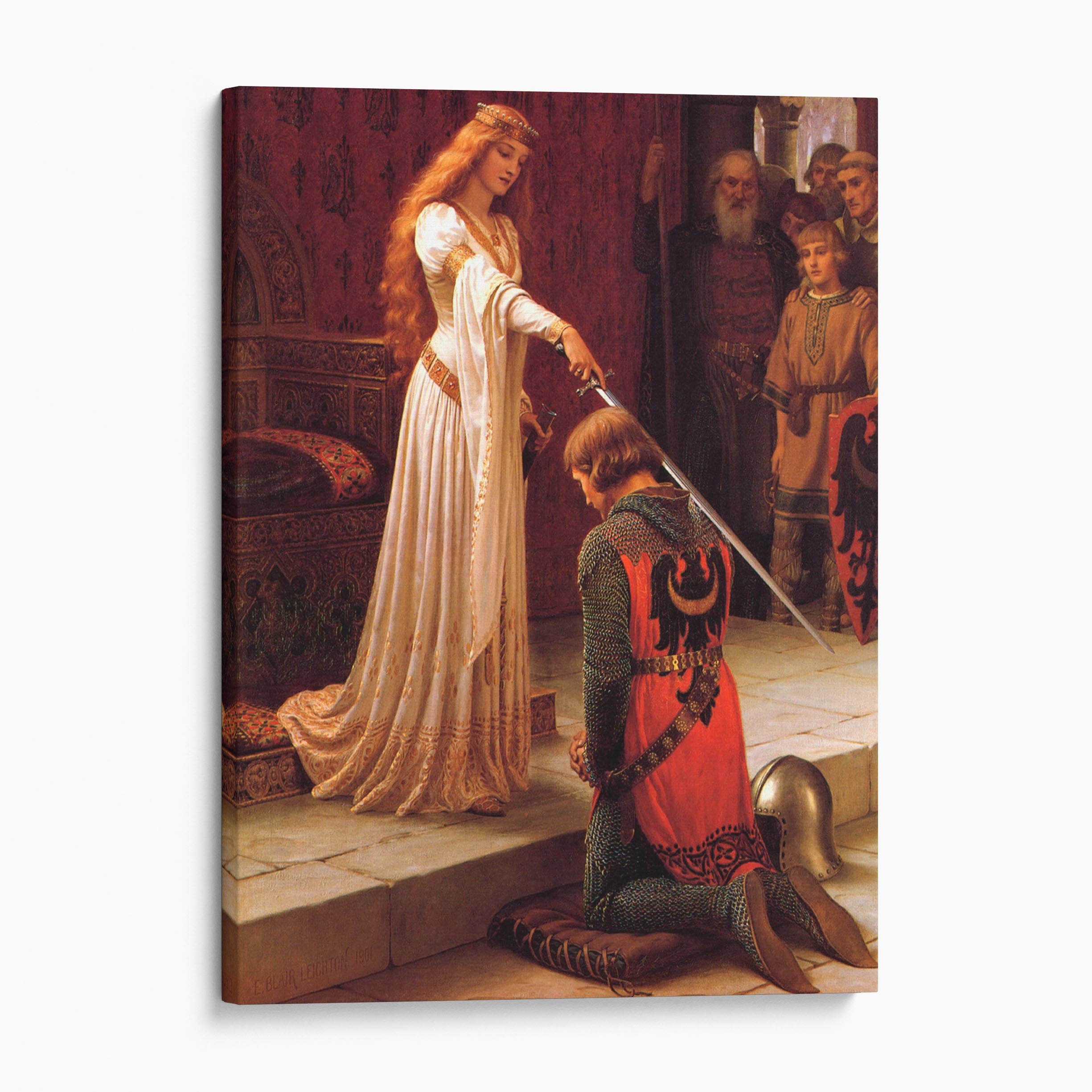 Puzzle Edmund Blair Leighton: L'accolade, 1901, 1 000 pièces Puzzle Edmund Blair Leighton: L'accolade, 1901, 1 000 pièces