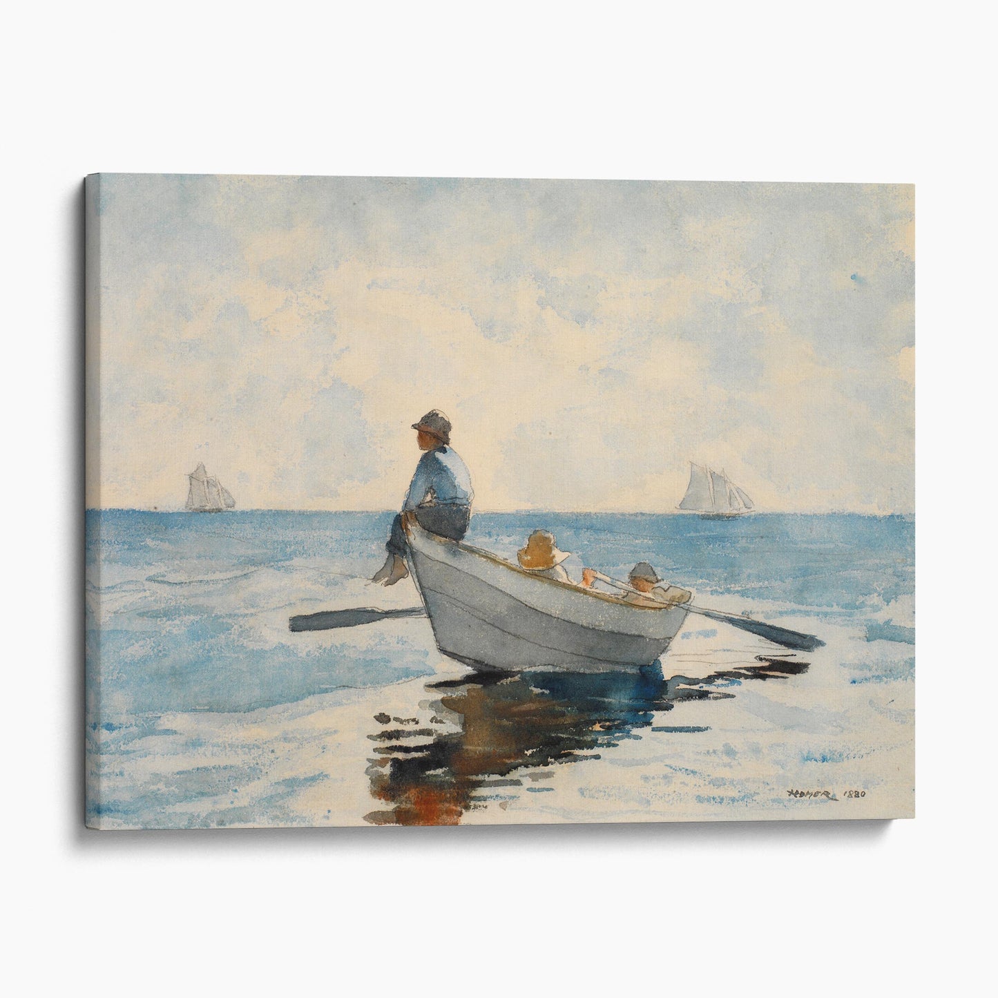 Boys in a Dory by Winslow Homer