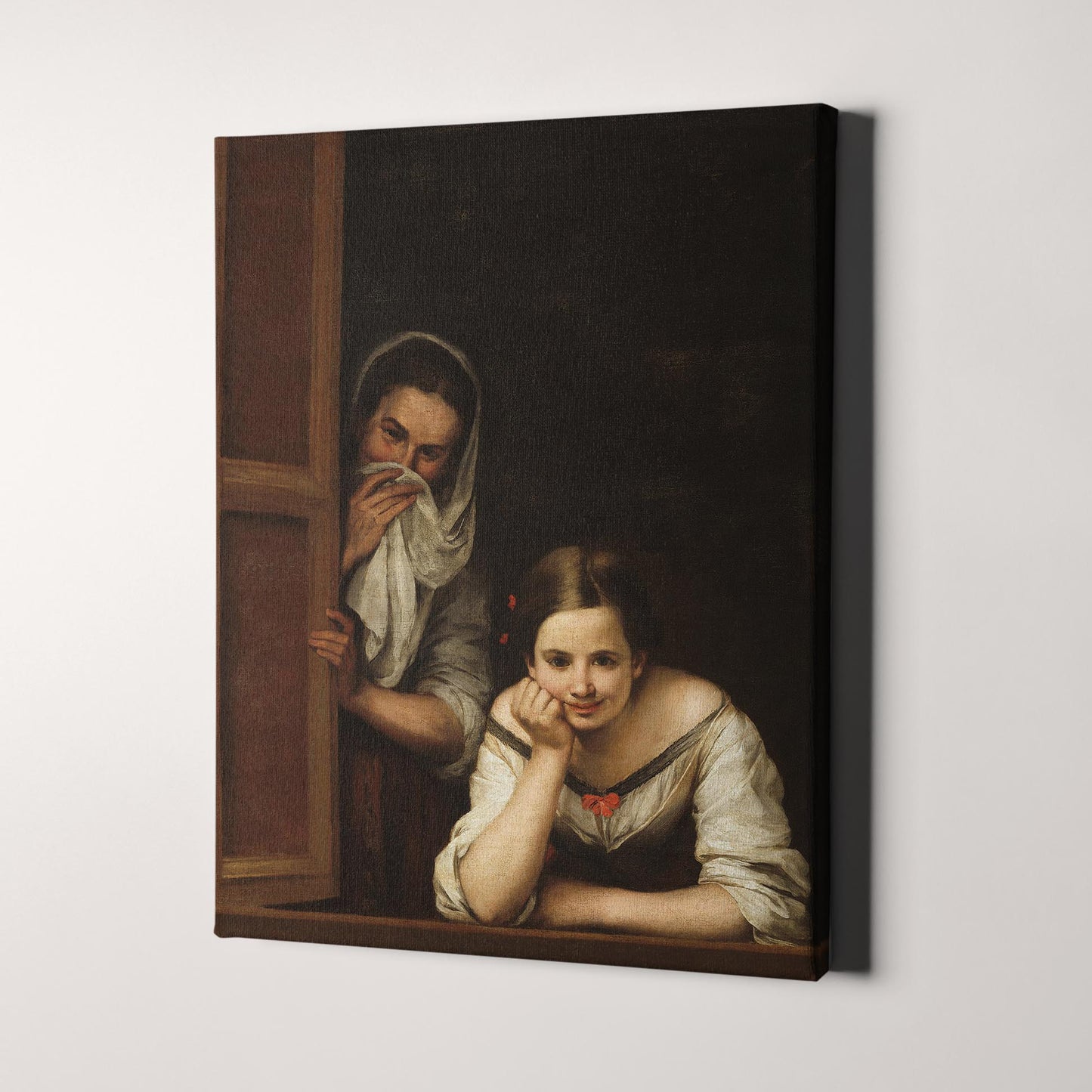 Two Women At A Window