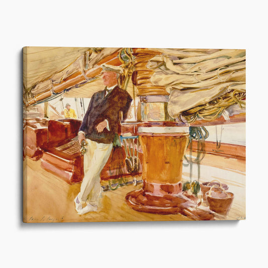 On the Deck of the Yacht Constellation, 1924 by John Singer Sargent