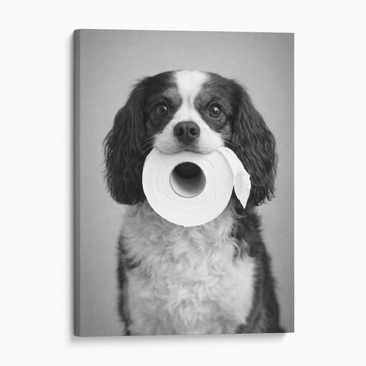 Cavalier King Charles Spaniel Dog Toilet Paper