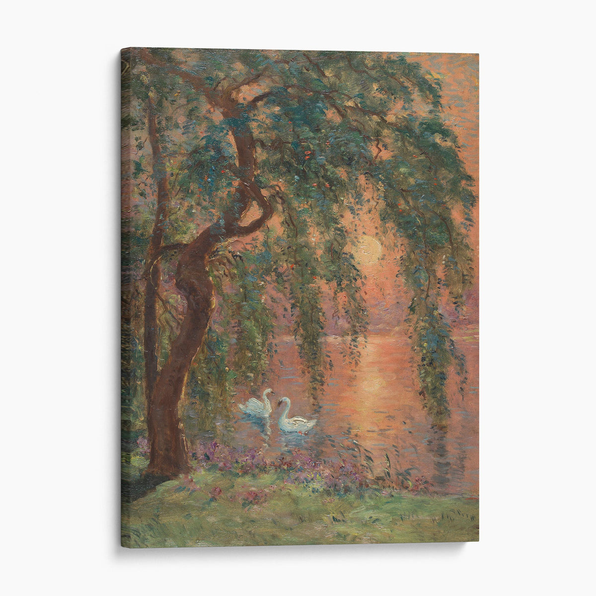 The Lake of Love - Weeping Willow (c. 1918) by Marie-Joseph Léon Iwill