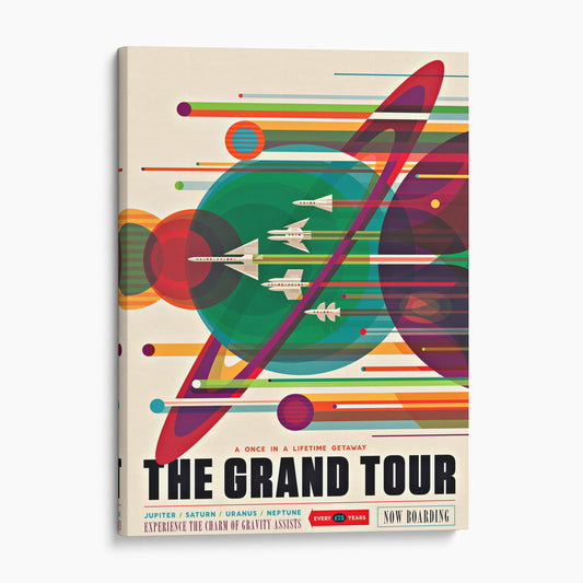 The Grand Tour NASA Vintage Poster