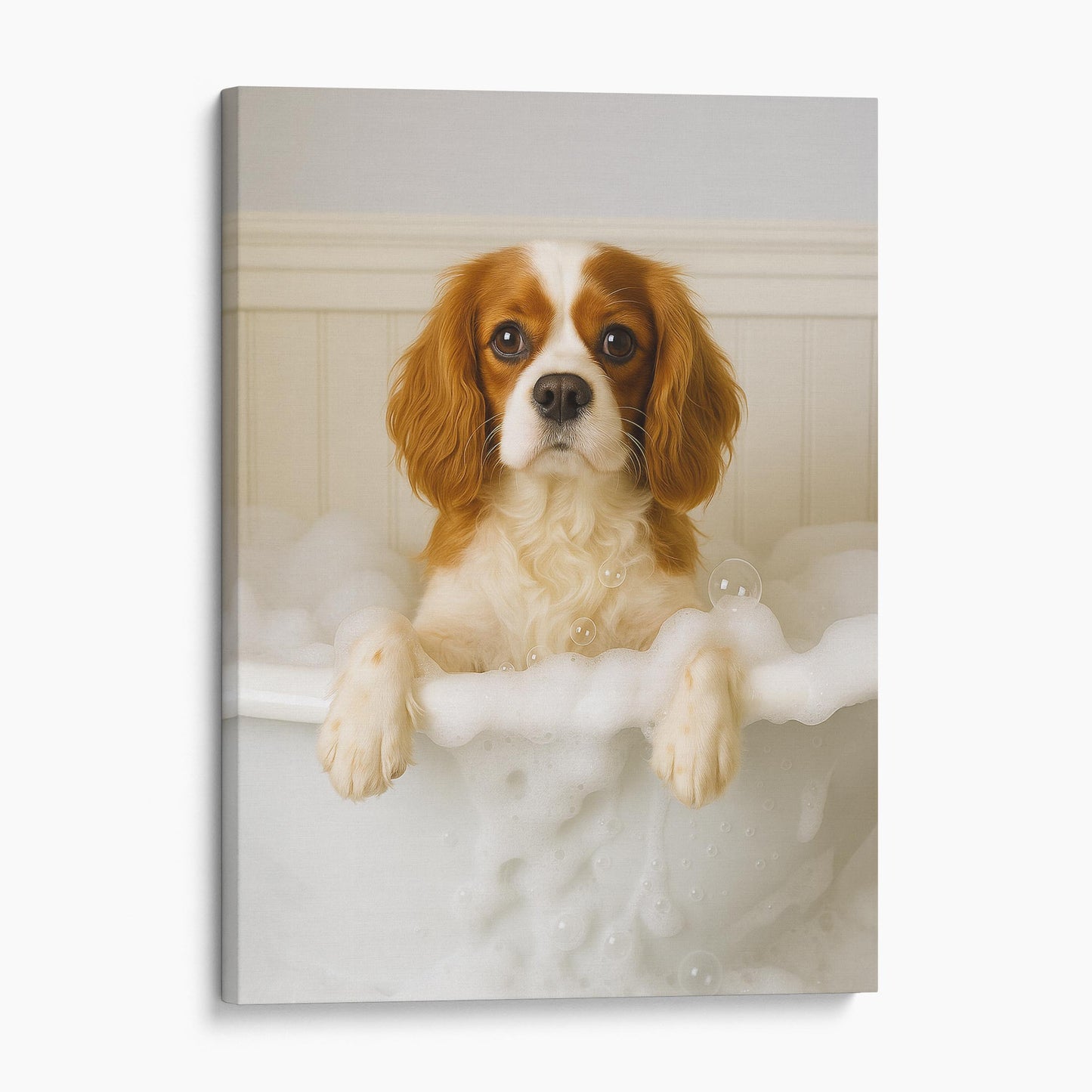 Cavalier King Charles Spaniel Dog Bubble Bath
