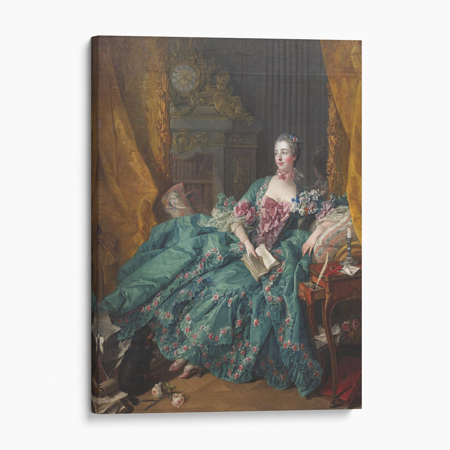 Madame de Pompadour by Francois Boucher