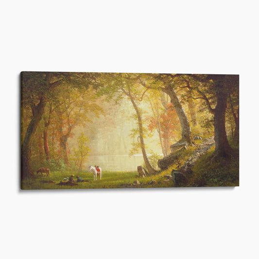 A Rest on the Ride (circa 1863-64) by Albert Bierstadt