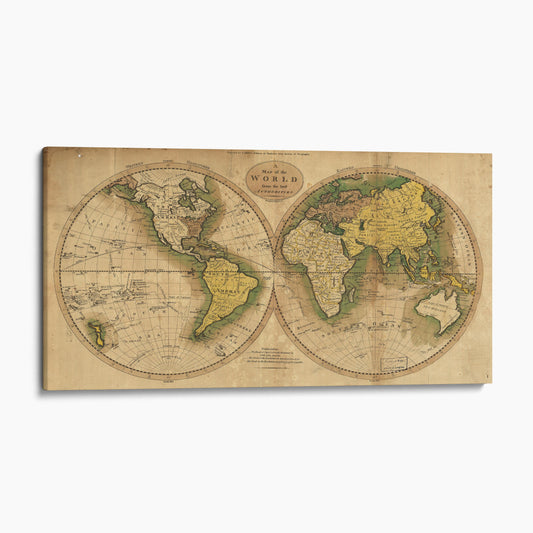 Map of the World from the Best Authorities, 1780