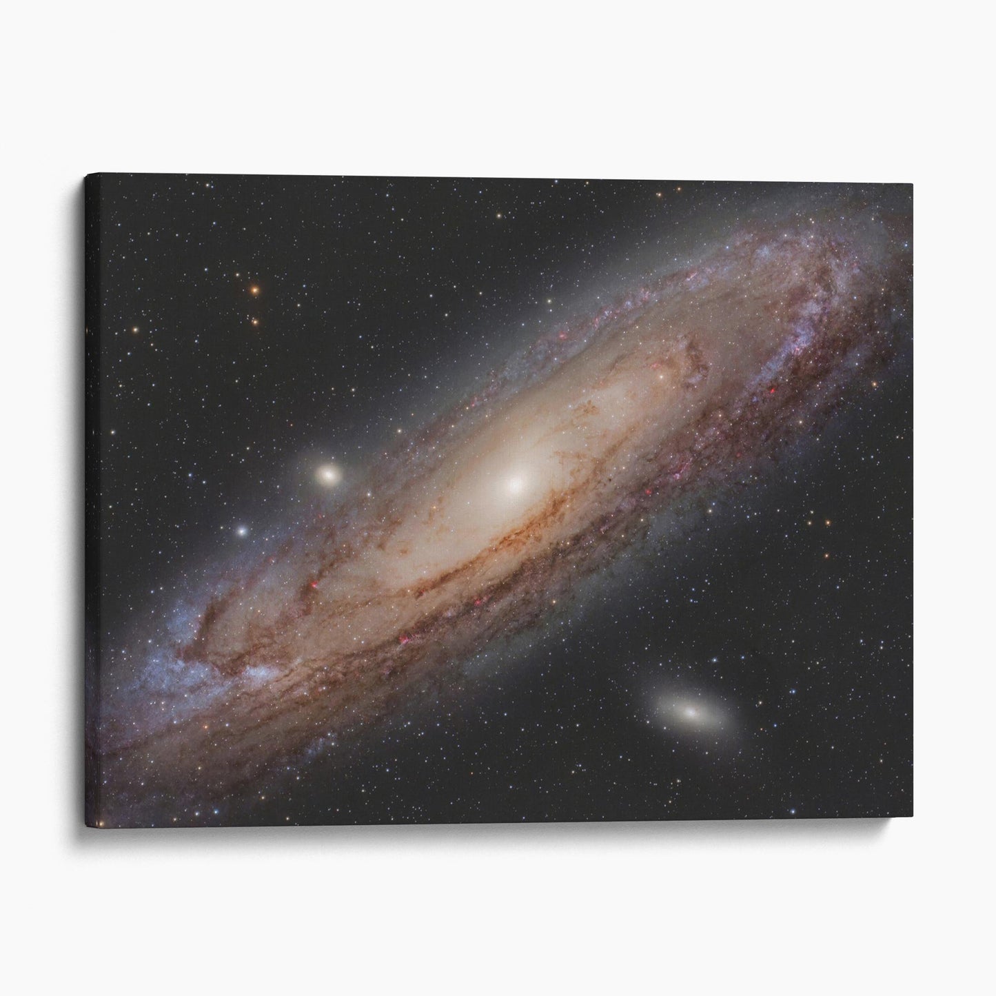 Andromeda Spiral Galaxy in Blue NASA Hubble Telescope