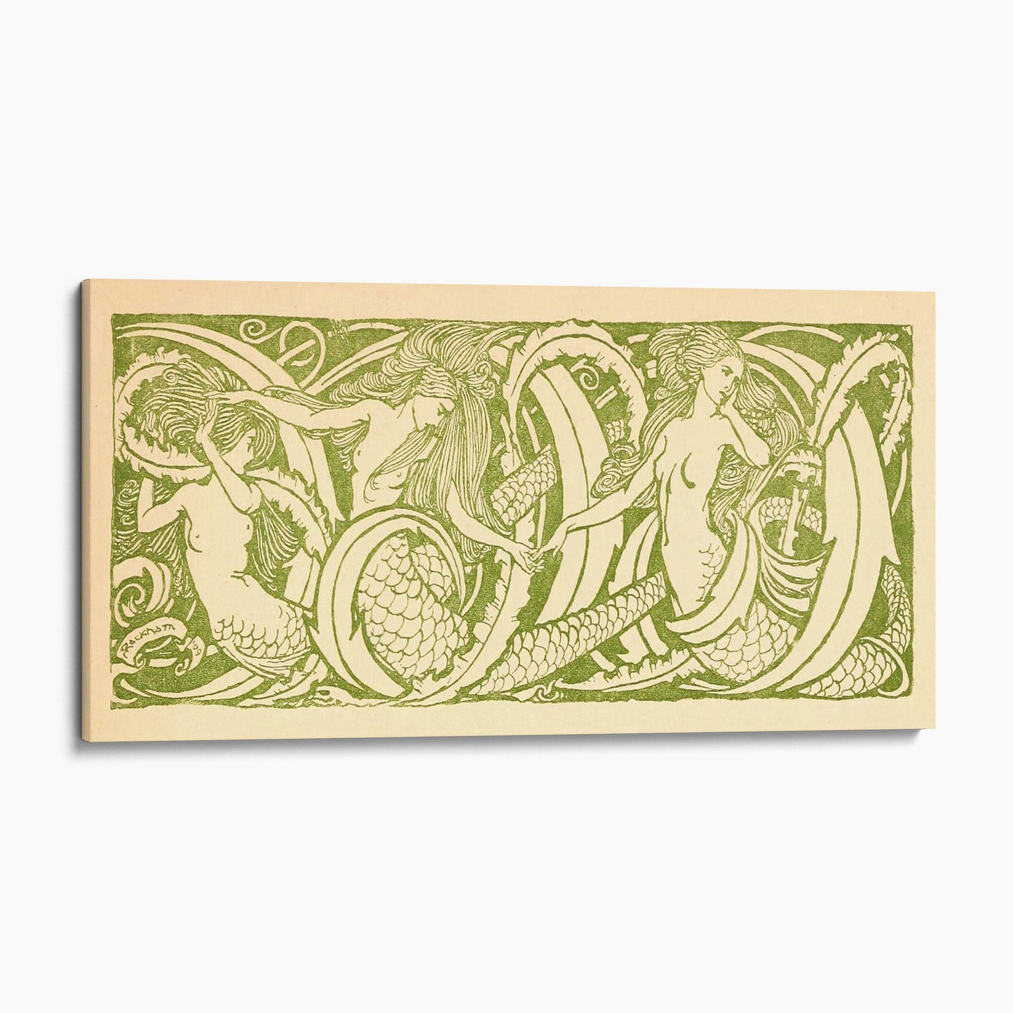 Art Nouveau Mermaid Illustration