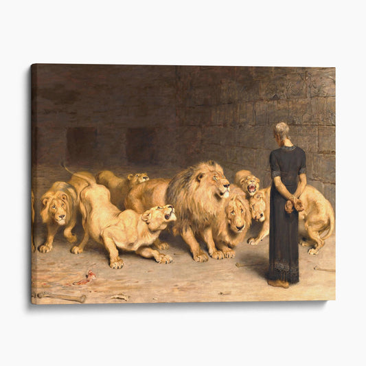 Daniel in the Lions' Den 1872 by Briton Rivière