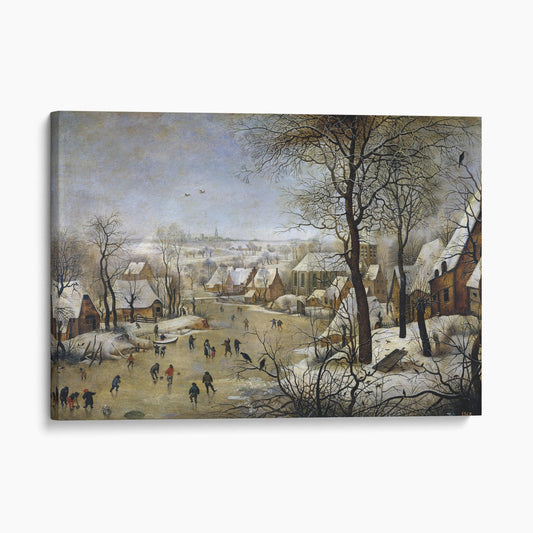 Winter Landscape with a Bird Trap - Pieter Bruegel the Younger