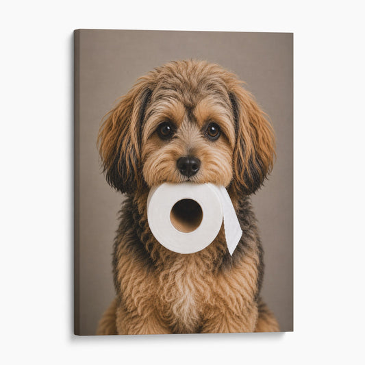 Yorkipoo Dog Toilet Paper