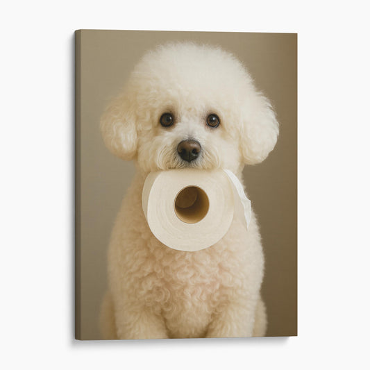 Bichon Frisé Dog Toilet Paper