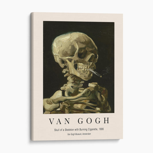 Vincent Van Gogh: Skull of a Skeleton with Burning Cigarette