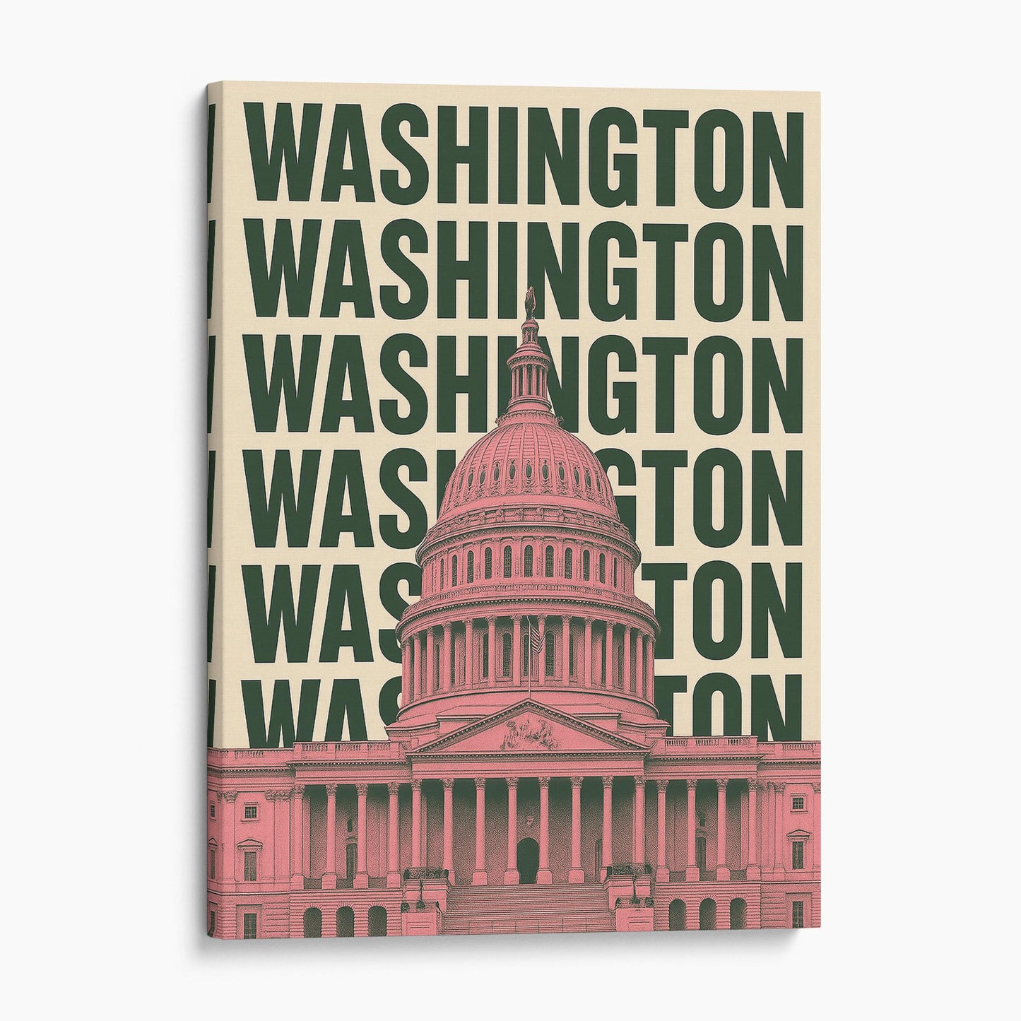 Washington DC Retro Poster