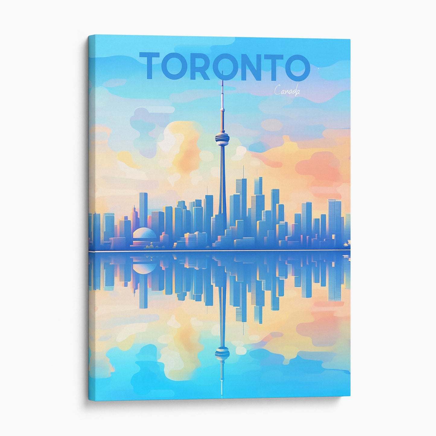 Toronto Canada Vintage Travel Poster