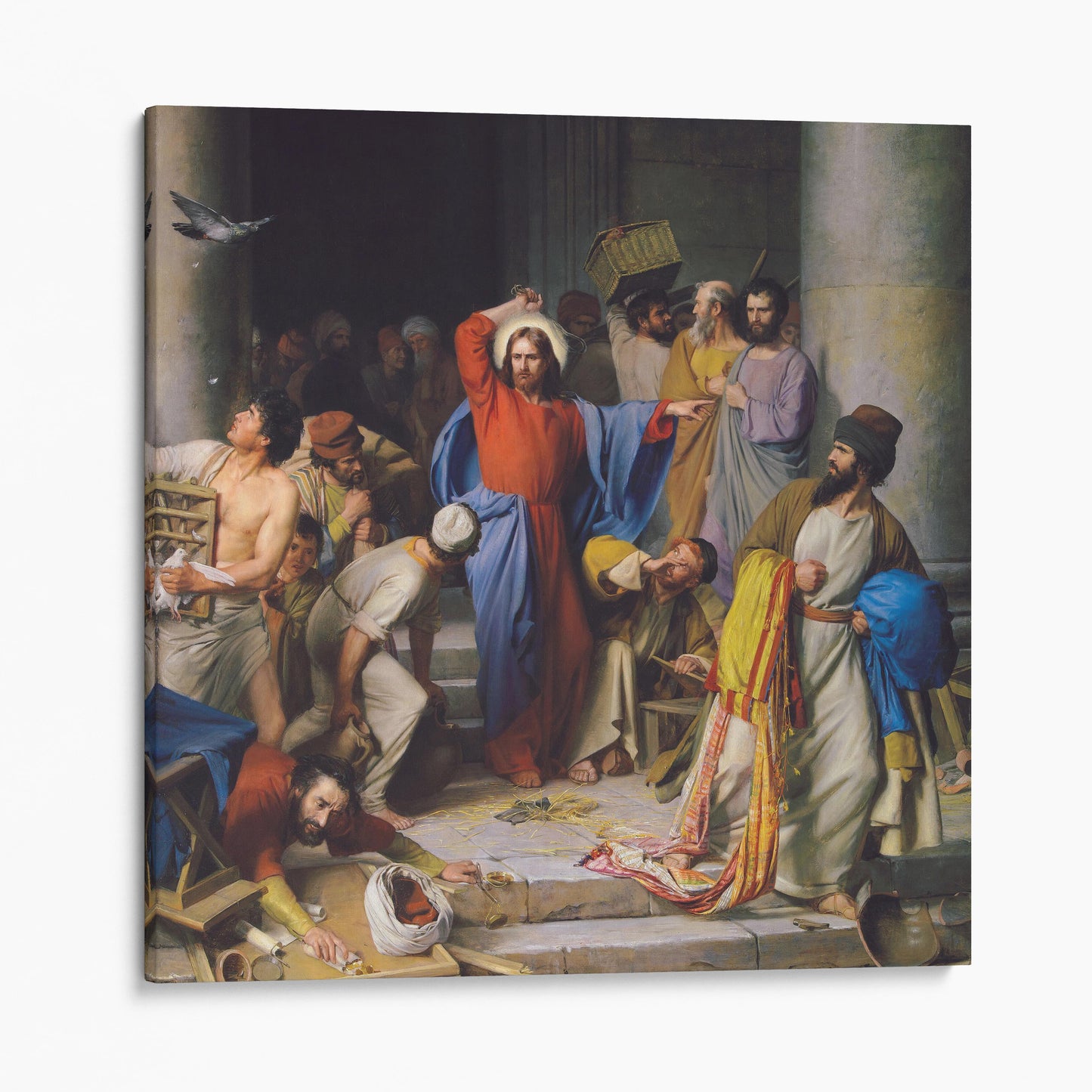 Jesus Cleansing the Temple, 1874 - Carl Bloch