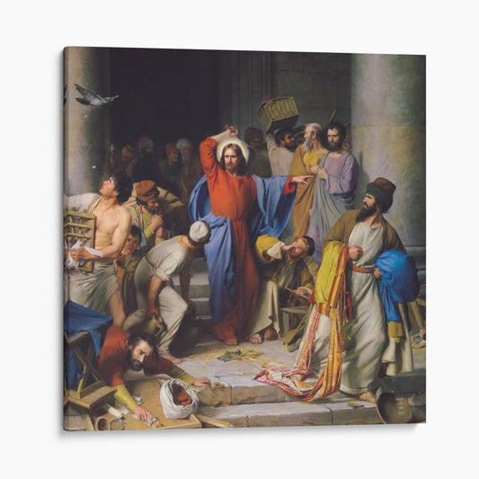 Jesus Cleansing the Temple, 1874 - Carl Bloch