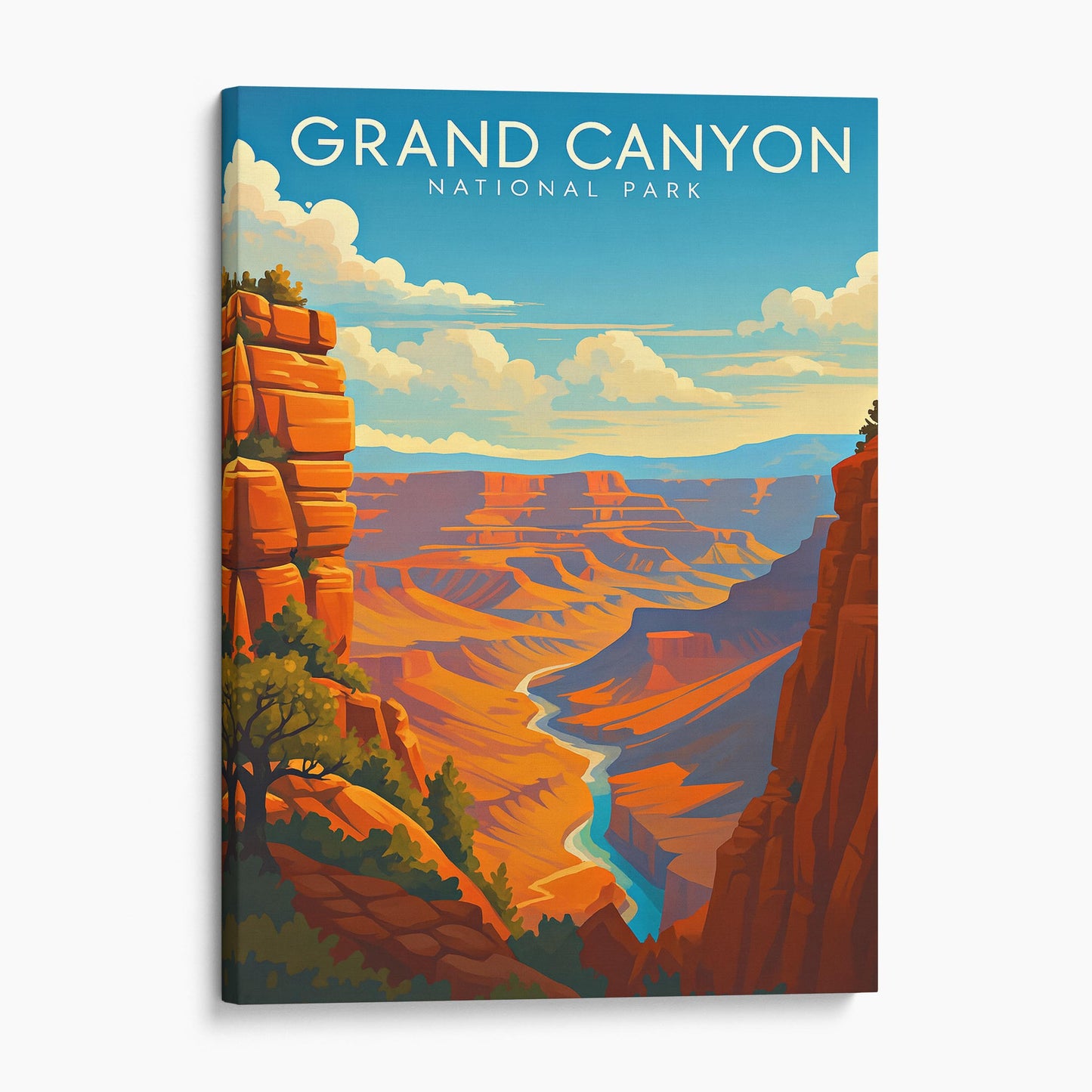 Grand Canyon Vintage Travel Poster