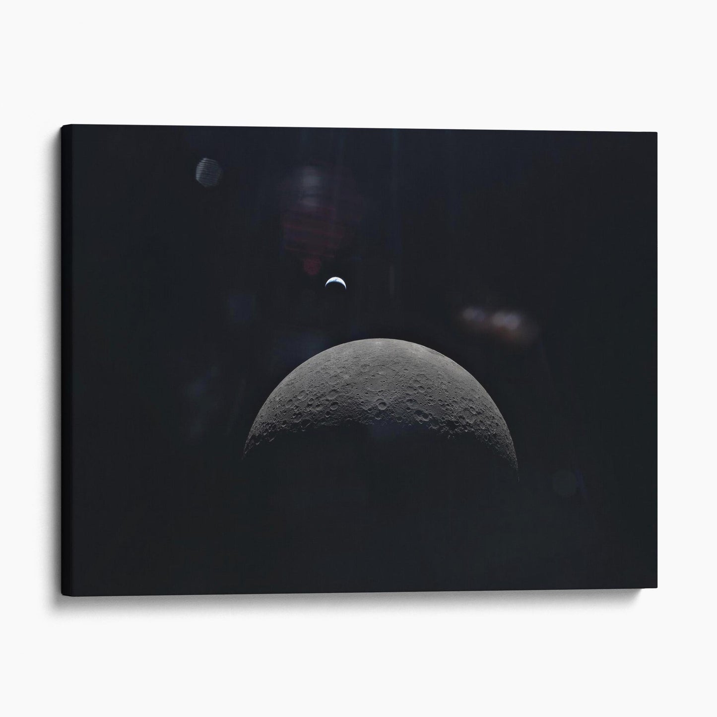 Artemis II - Crescent Earth Over Lunar Horizon (NASA Artemis 2 Mission)