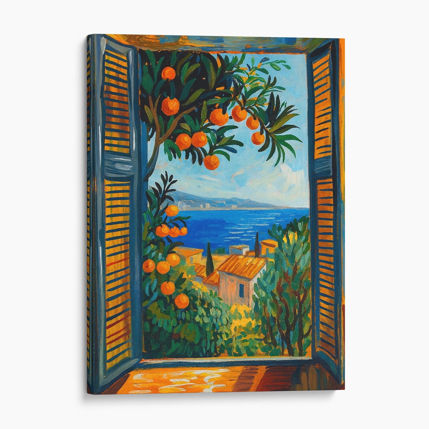 Open Window To The Mediterranean Sea