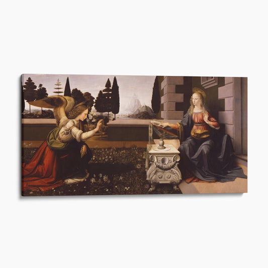 The Annunciation, c.1472/75 by Leonardo da Vinci