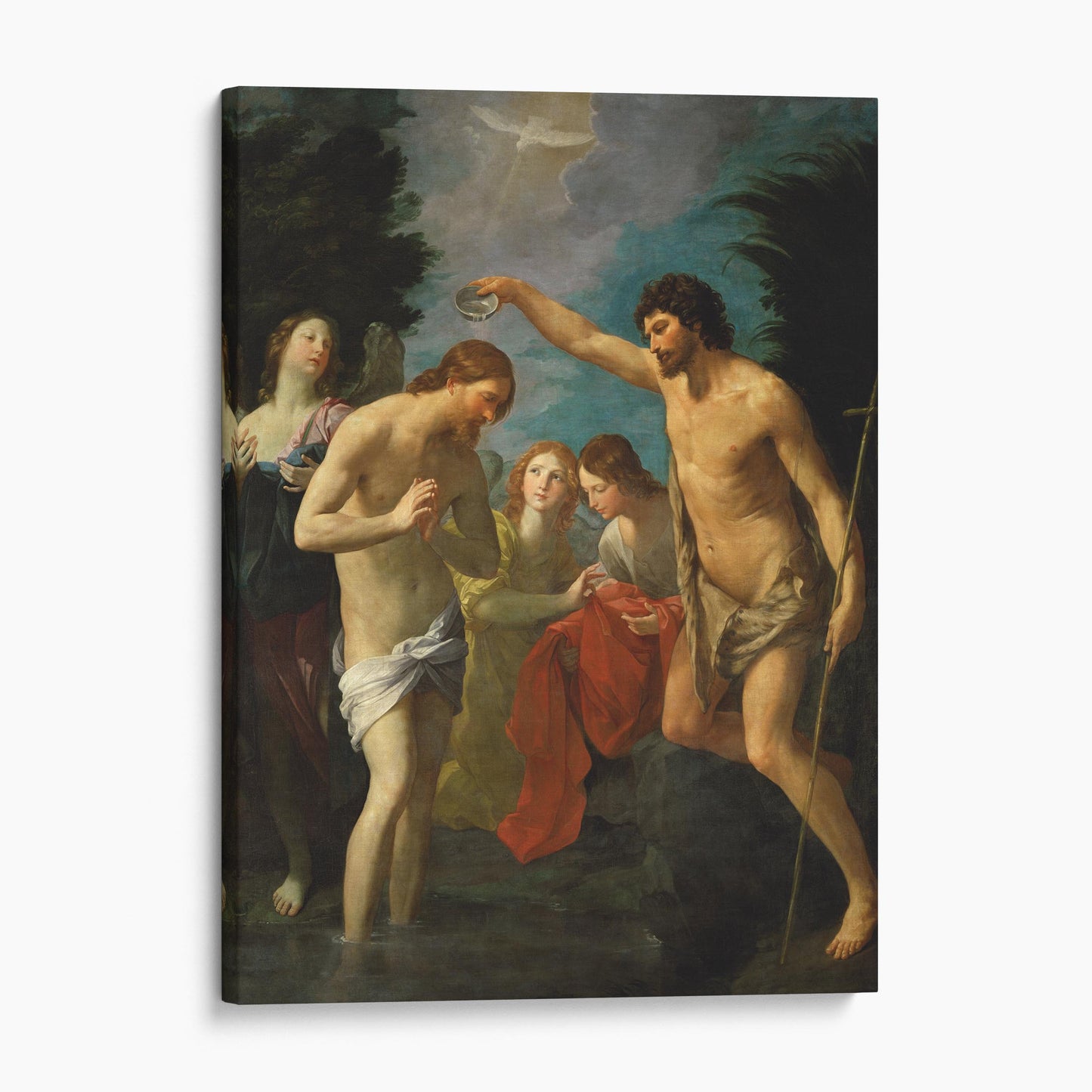 The Baptism of Christ by Guido Reni