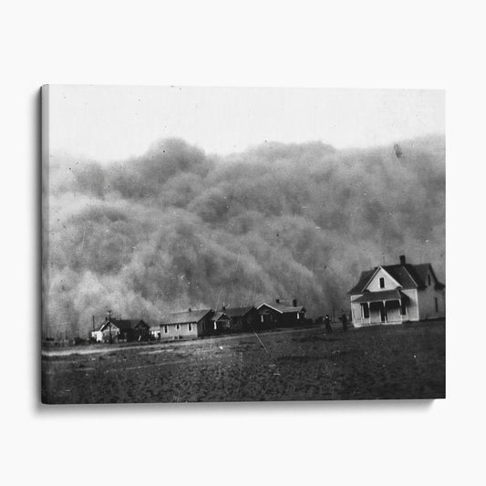 The Dust Bowl - Dust Storm in Stratford, Texas