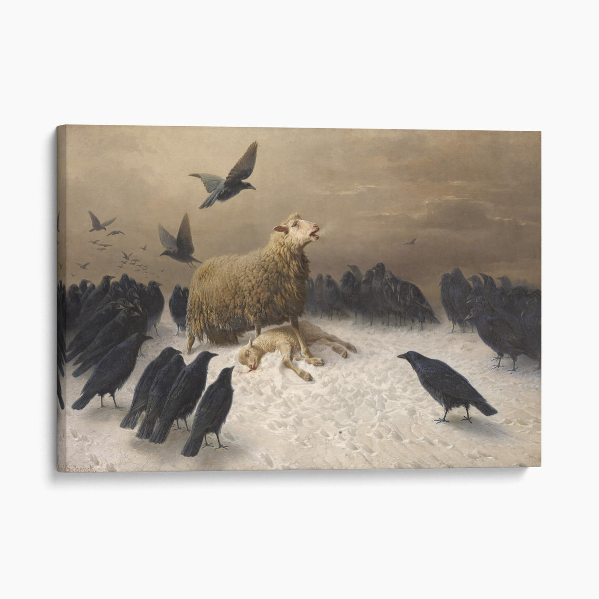 Anguish, 1878 - August Friedrich Schenck