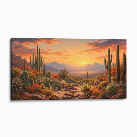 Desert Valley Sunset