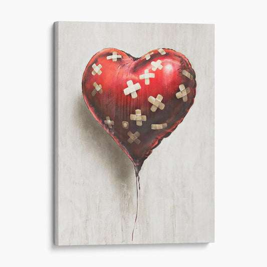 Bandaged Heart Banksy Bandaid