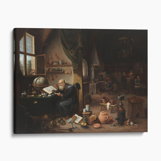 An Alchemist in His Laboratory by David The Younger Teniers