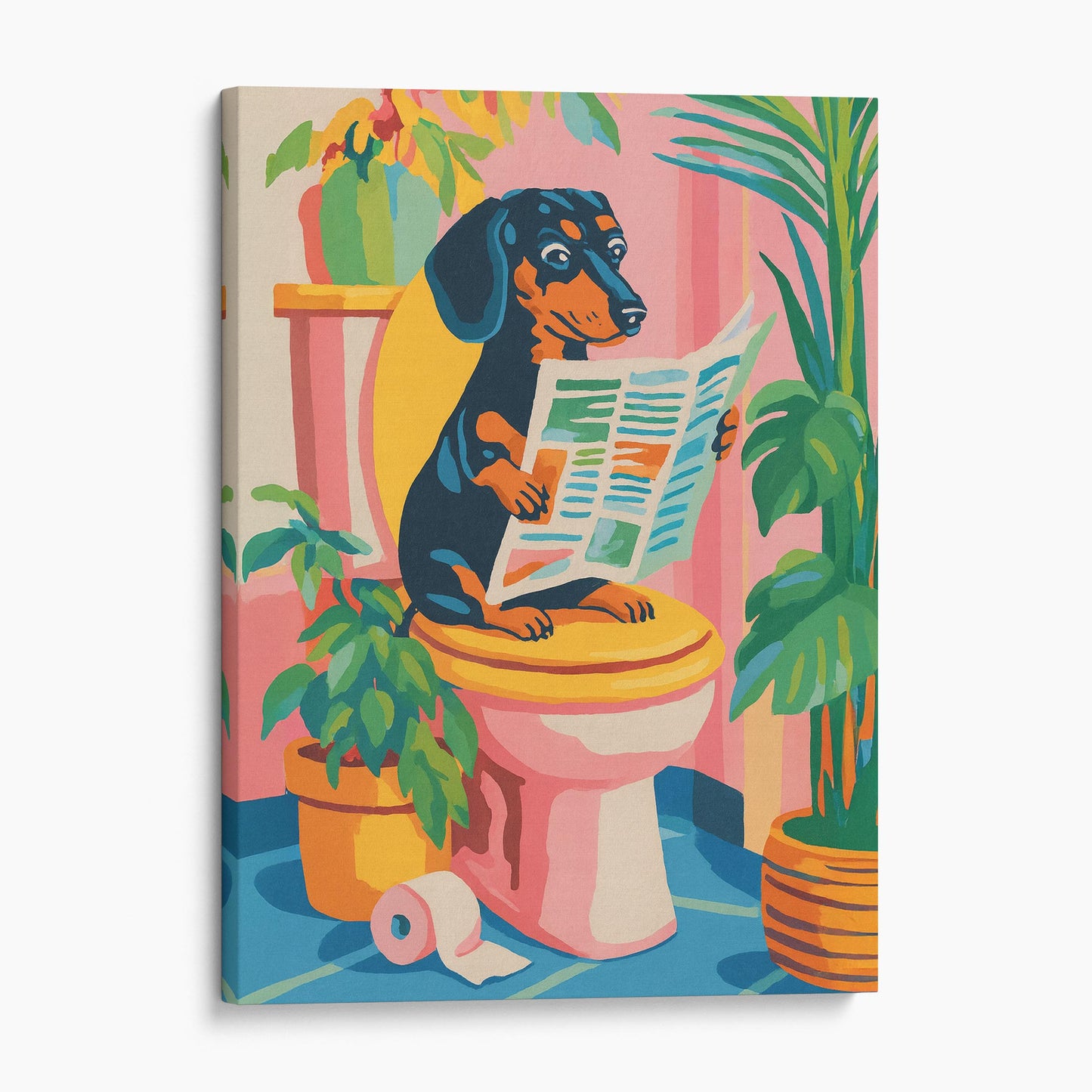 Dachshund On The Phone On The Toilet Henri Matisse